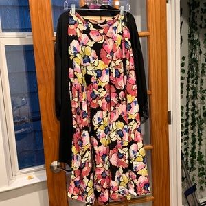 Free People Floral Maxi Skirt